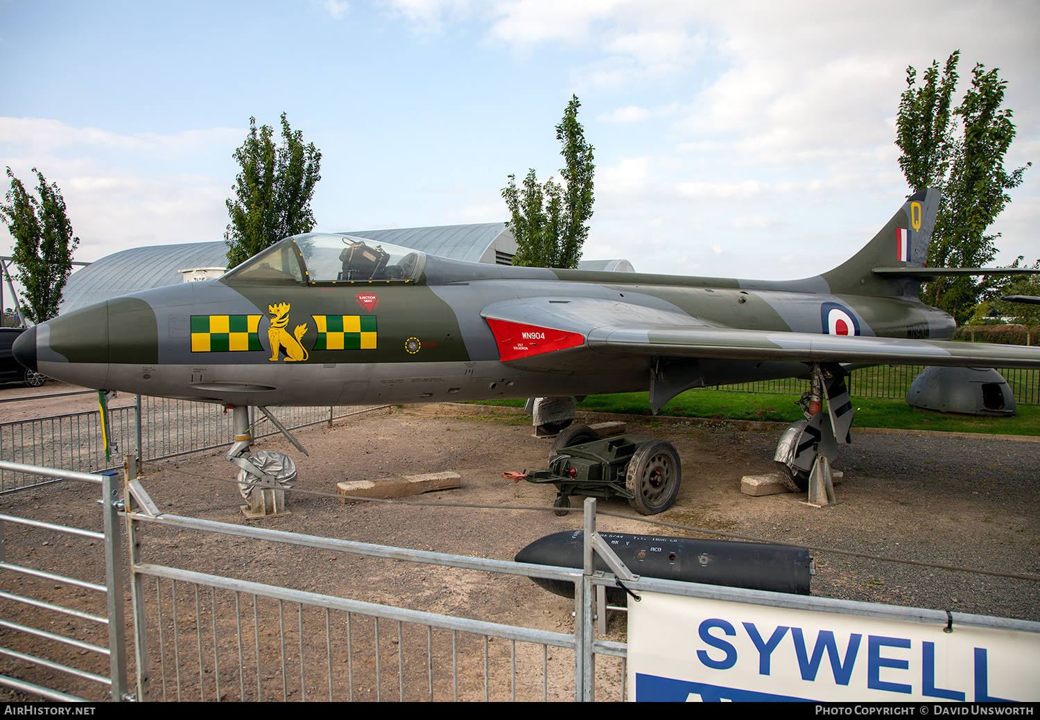 Aircraft Photo of WN904 | Hawker Hunter F2 | UK - Air Force | AirHistory.net #393054