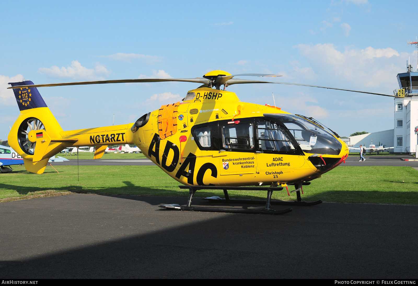 Aircraft Photo of D-HSHP | Eurocopter EC-135P-2+ | ADAC Luftrettung | AirHistory.net #393069