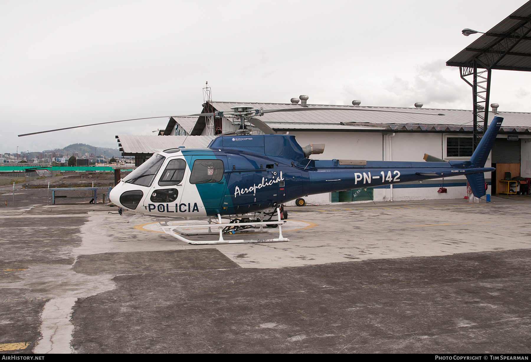 Aircraft Photo of PN-142 | Eurocopter AS-350B-3 Ecureuil | Ecuador - Police | AirHistory.net #393074