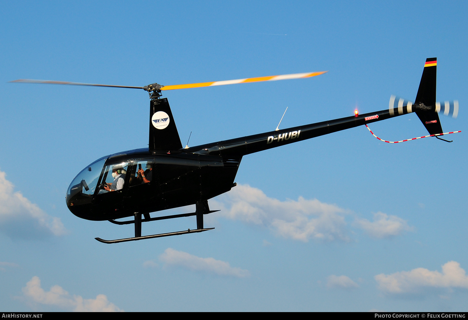 Aircraft Photo of D-HUBI | Robinson R-44 Astro | EA - Eurofly Aviation | AirHistory.net #393099