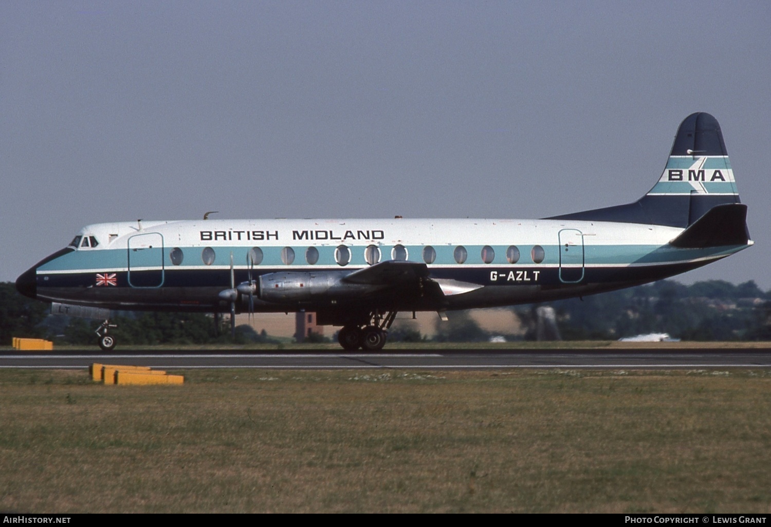 Aircraft Photo of G-AZLT | Vickers 813 Viscount | British Midland Airways - BMA | AirHistory.net #393129