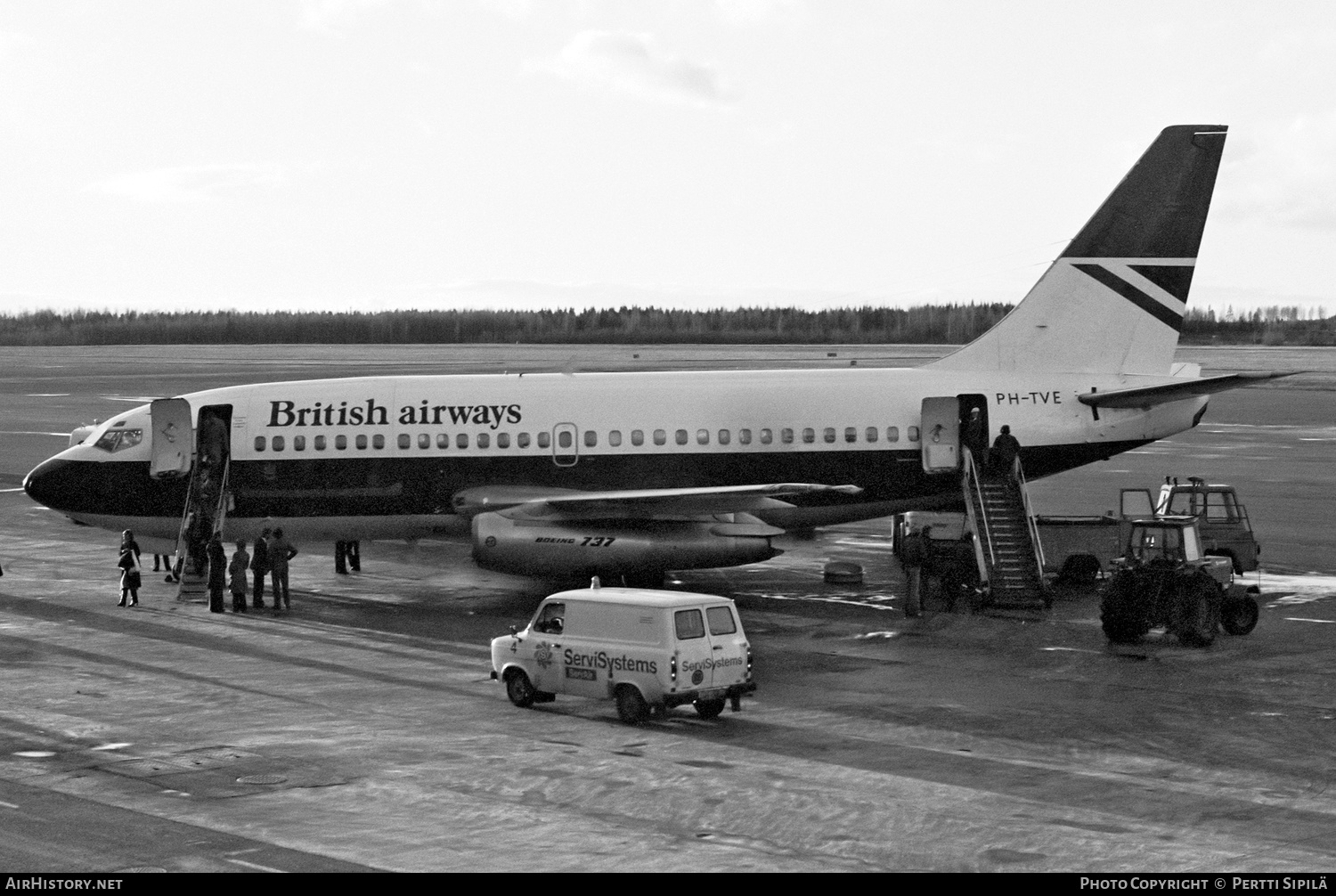 Aircraft Photo of PH-TVE | Boeing 737-2K2C/Adv | British Airways | AirHistory.net #393130
