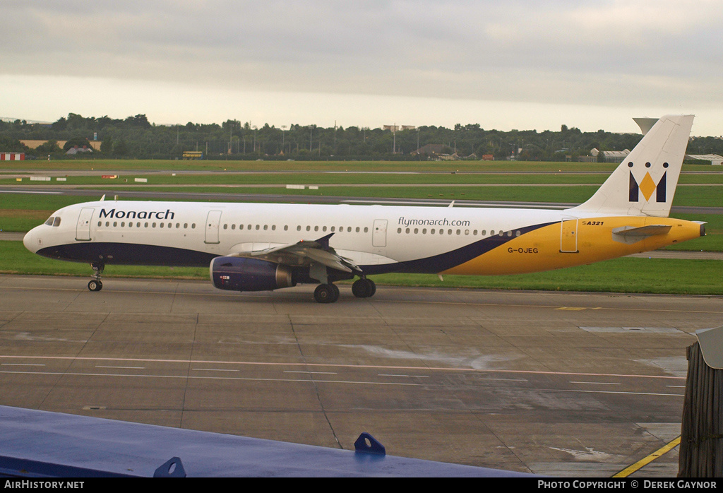 Aircraft Photo of G-OJEG | Airbus A321-231 | Monarch Airlines | AirHistory.net #393183