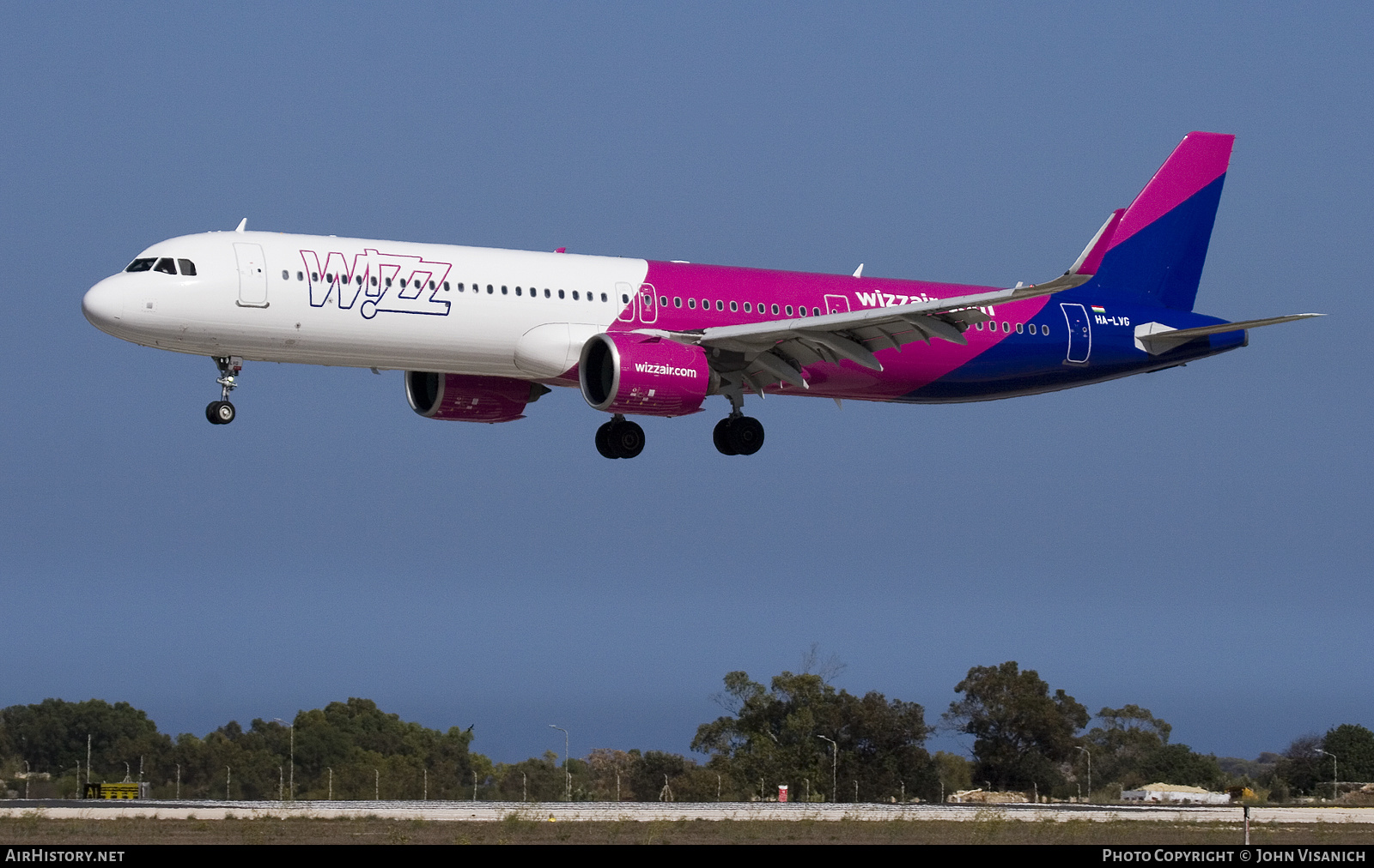 Aircraft Photo of HA-LVG | Airbus A321-271NX | Wizz Air | AirHistory.net #393210