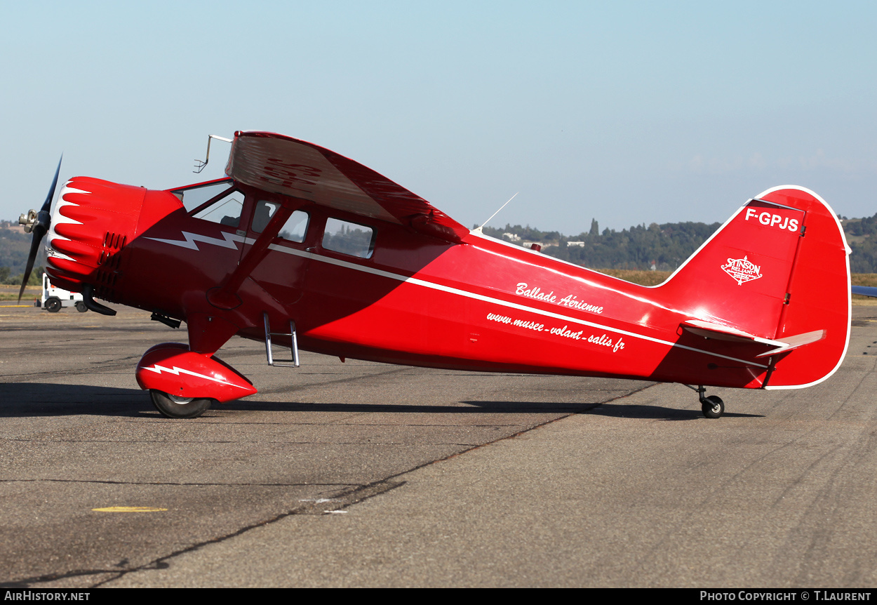 Aircraft Photo of F-GPJS | Stinson SR-10C Reliant | AirHistory.net #393215