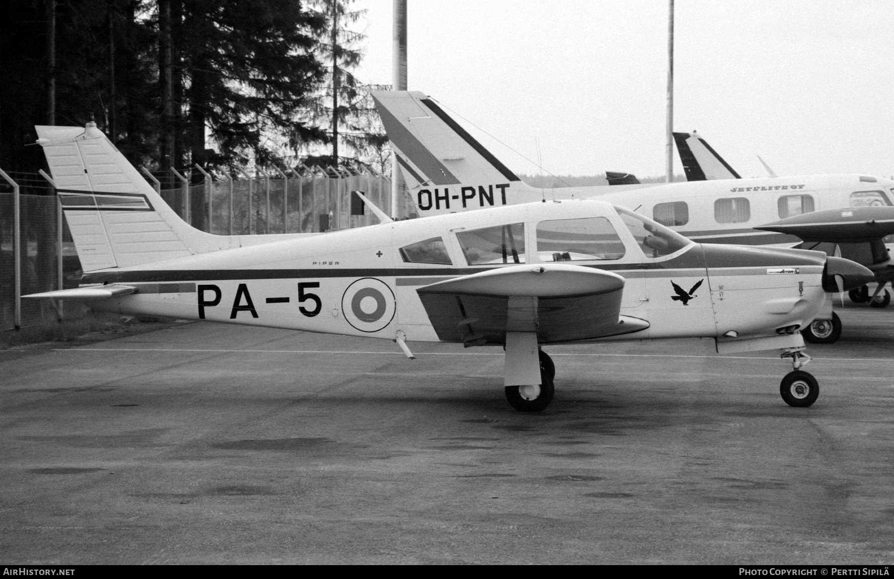 Aircraft Photo of PA-5 | Piper PA-28R-200 Cherokee Arrow II | Finland - Air Force | AirHistory.net #393232