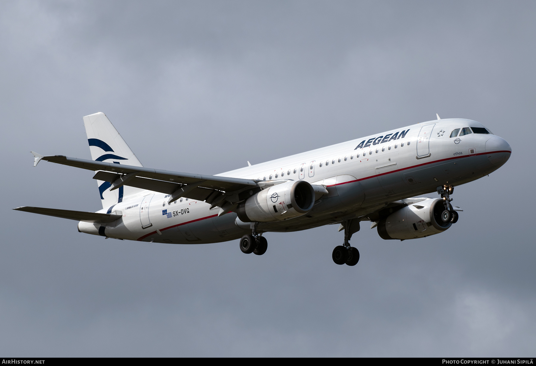 Aircraft Photo of SX-DVG | Airbus A320-232 | Aegean Airlines | AirHistory.net #393244