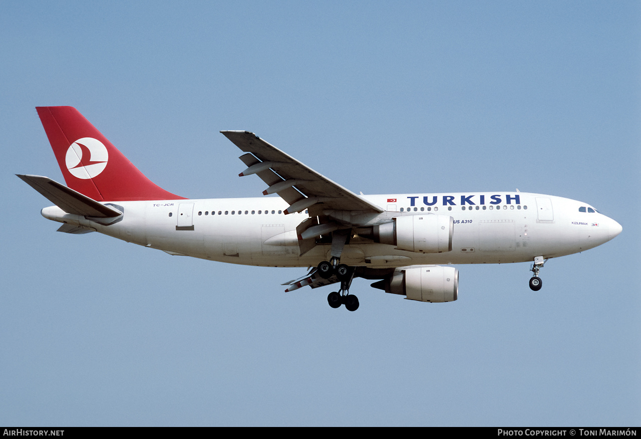 Aircraft Photo of TC-JCR | Airbus A310-203 | Turkish Airlines | AirHistory.net #393260