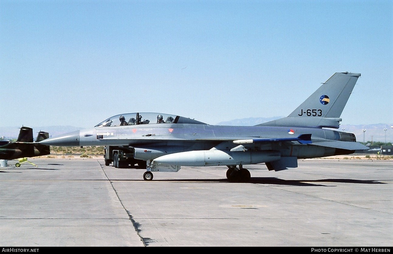 Aircraft Photo of J-653 | General Dynamics F-16B Fighting Falcon | Netherlands - Air Force | AirHistory.net #393264