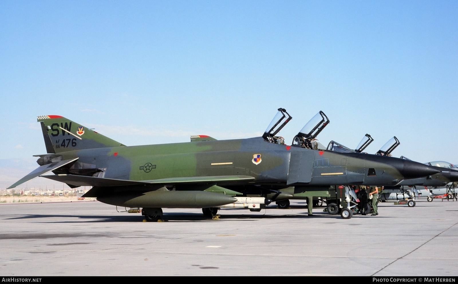 Aircraft Photo of 66-0476 / AF66-476 | McDonnell Douglas RF-4C Phantom II | USA - Air Force | AirHistory.net #393265