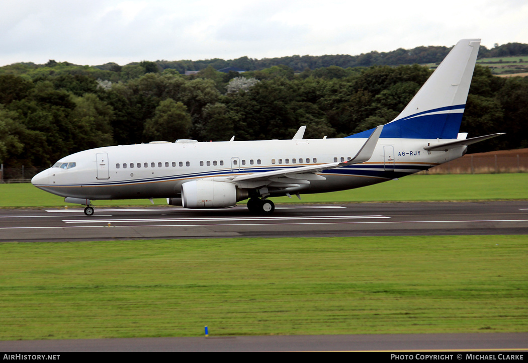 Aircraft Photo of A6-RJY | Boeing 737-7Z5 BBJ | AirHistory.net #393273