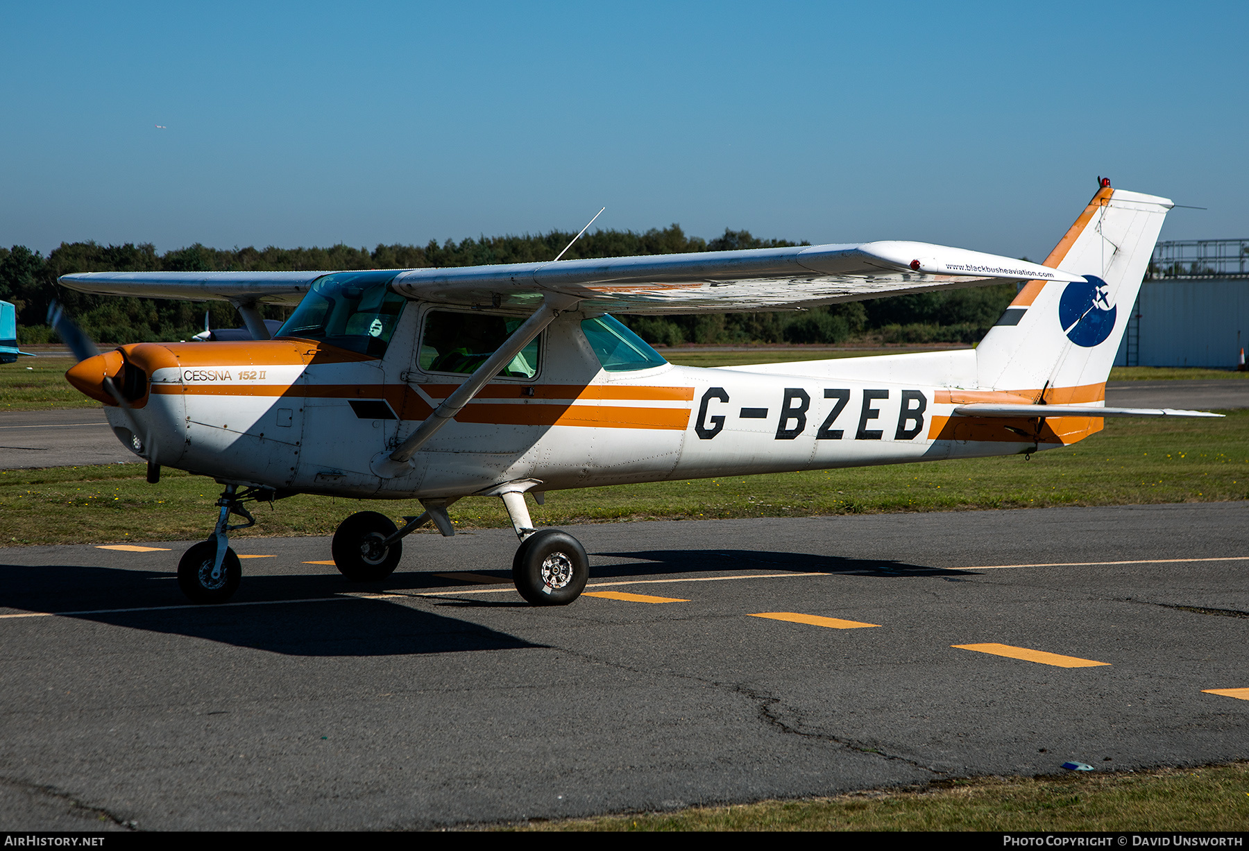 Aircraft Photo of G-BZEB | Cessna 152 | Blackbushe Aviation | AirHistory.net #393277