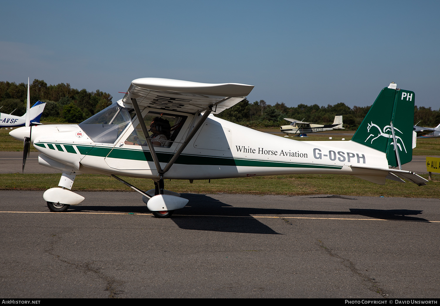 Aircraft Photo of G-OSPH | Comco Ikarus C42-FB100 | White Horse Aviation | AirHistory.net #393295