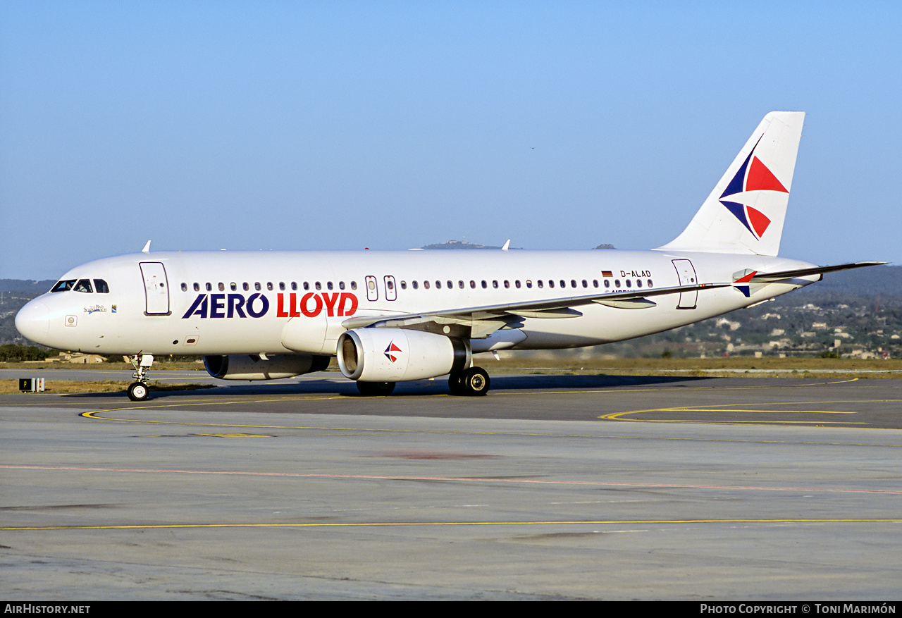Aircraft Photo of D-ALAD | Airbus A320-232 | Aero Lloyd | AirHistory.net #393316