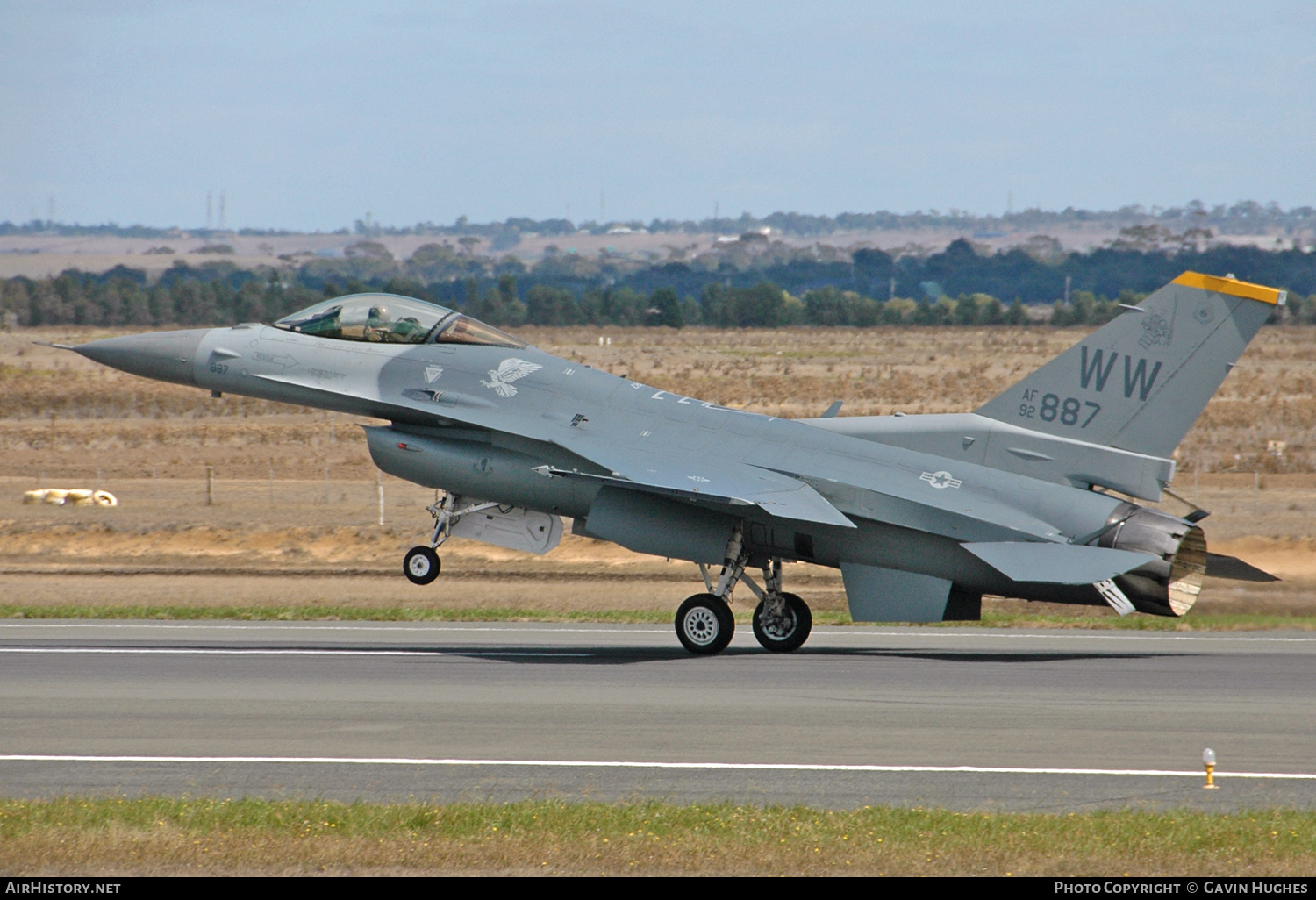 Aircraft Photo of 92-0887 / AF92-887 | General Dynamics F-16CM Fighting Falcon | USA - Air Force | AirHistory.net #393340