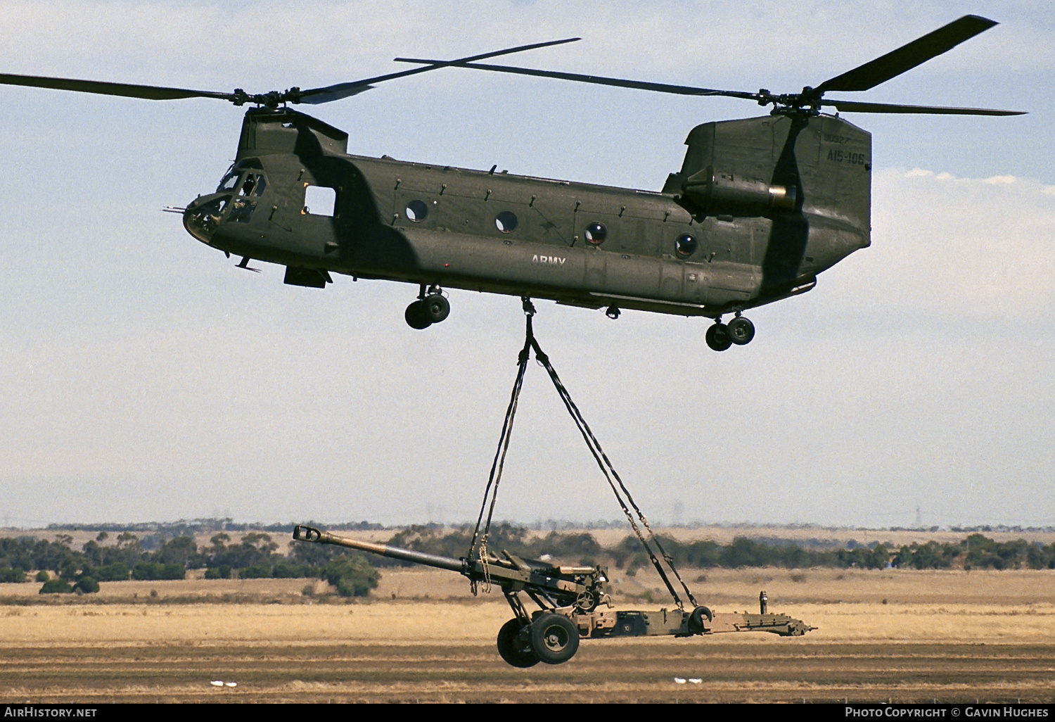 Aircraft Photo of A15-106 | Boeing CH-47D Chinook (414) | Australia - Army | AirHistory.net #393342