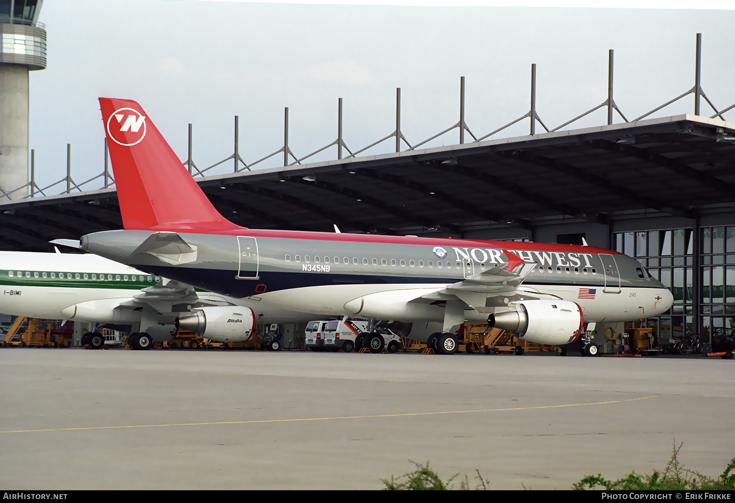 Aircraft Photo of N345NB | Airbus A319-114 | Northwest Airlines | AirHistory.net #393357