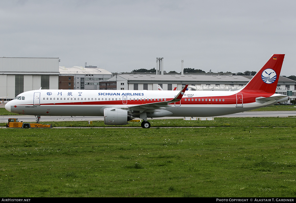 Aircraft Photo of D-AYAZ | Airbus A321-271NX | Sichuan Airlines | AirHistory.net #393387