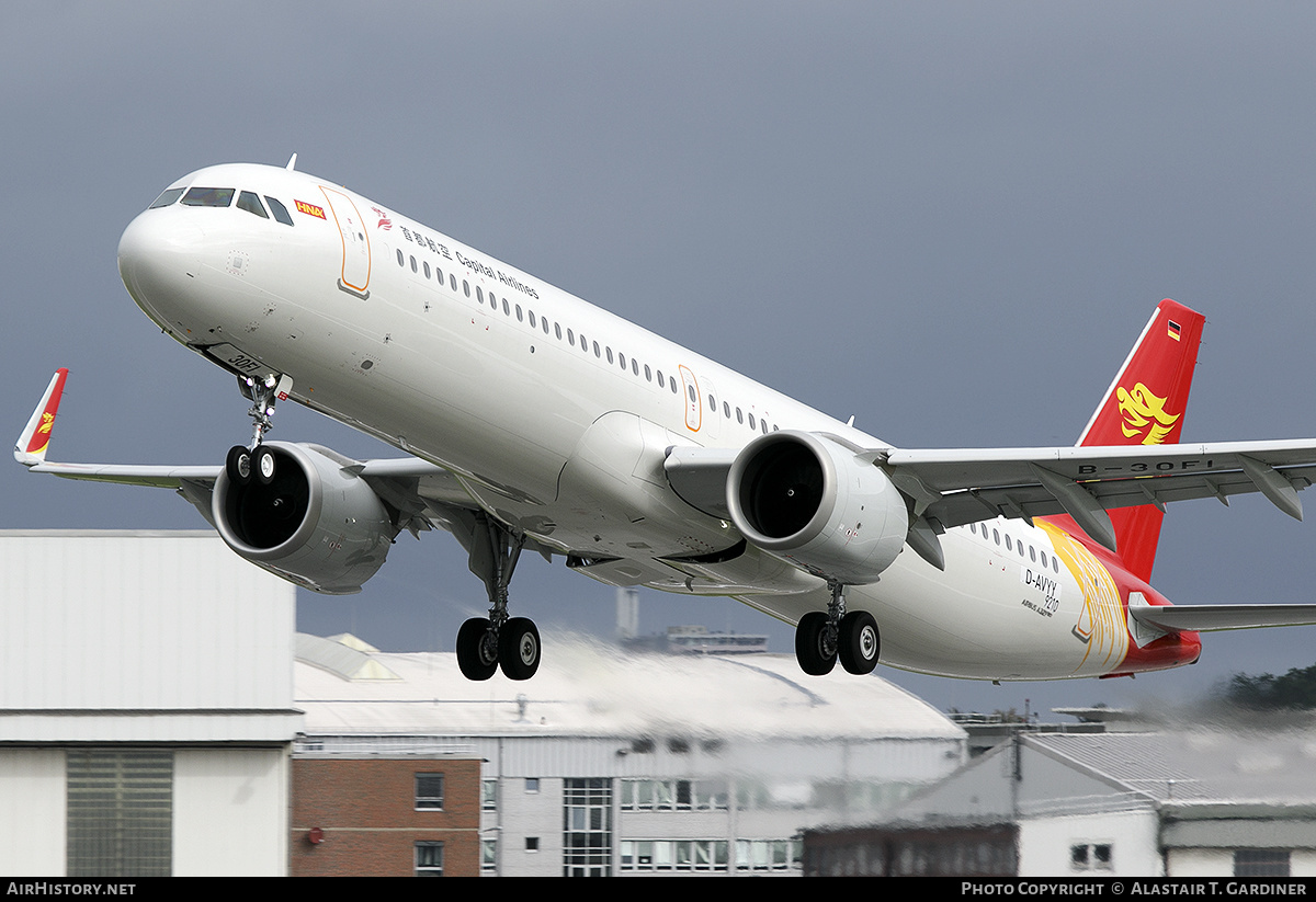 Aircraft Photo of D-AVYY / B-30F1 | Airbus A321-251NX | Capital Airlines | AirHistory.net #393388