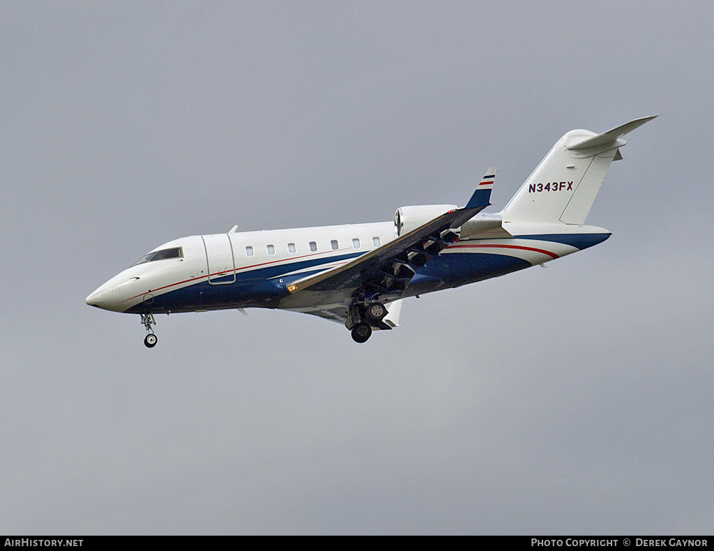 Aircraft Photo of N343FX | Bombardier Challenger 605 (CL-600-2B16) | AirHistory.net #393405