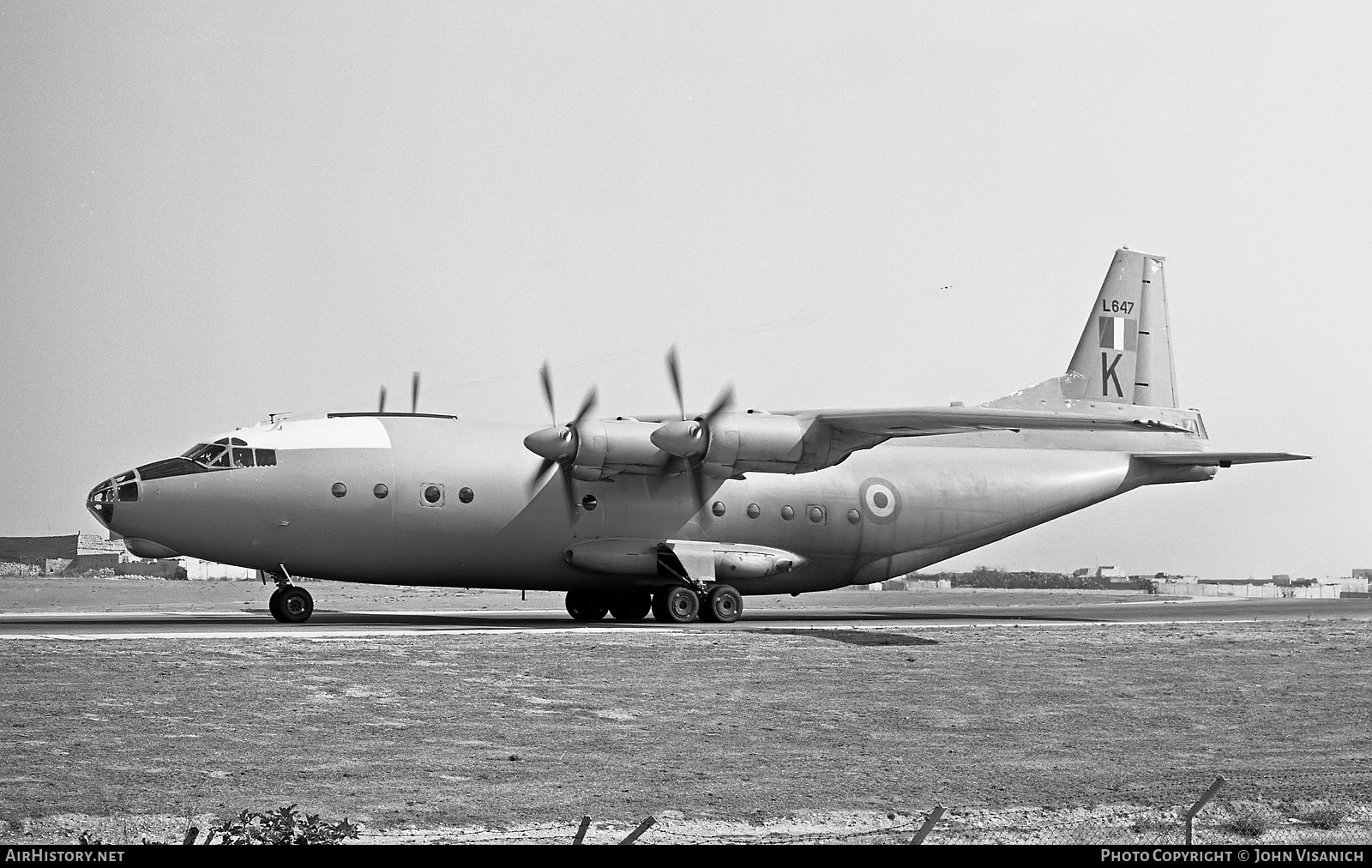 Aircraft Photo of L647 | Antonov An-12B | India - Air Force | AirHistory.net #393418
