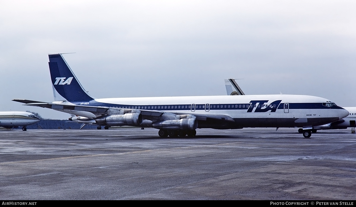 Aircraft Photo of TF-AEA | Boeing 707-321C | TEA - Trans European Airways | AirHistory.net #393449