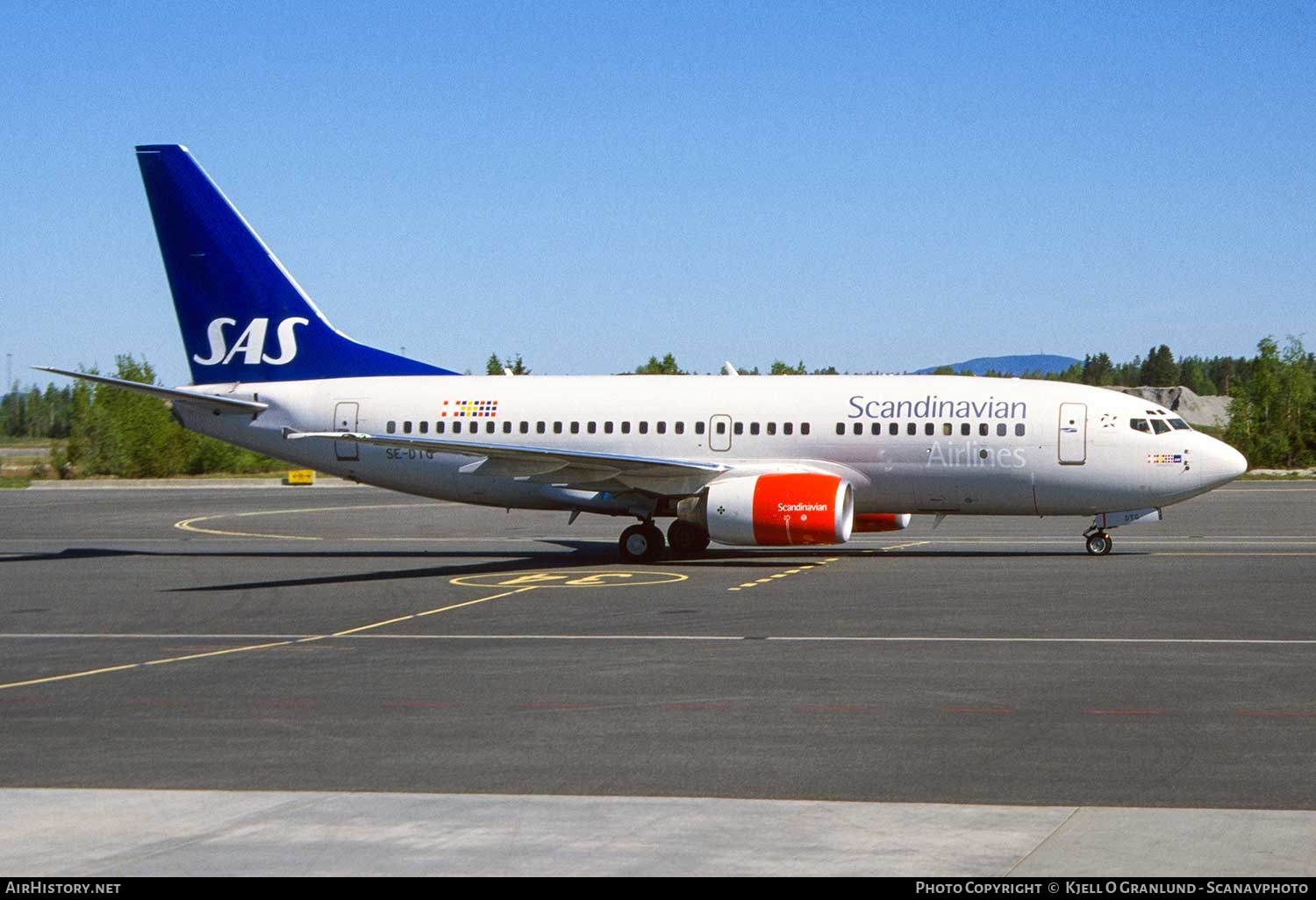 Aircraft Photo of SE-DTG | Boeing 737-783 | Scandinavian Airlines - SAS | AirHistory.net #393461