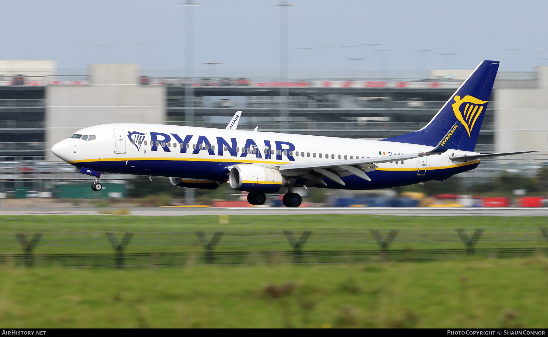 Aircraft Photo of EI-DPY | Boeing 737-8AS | Ryanair | AirHistory.net #393498