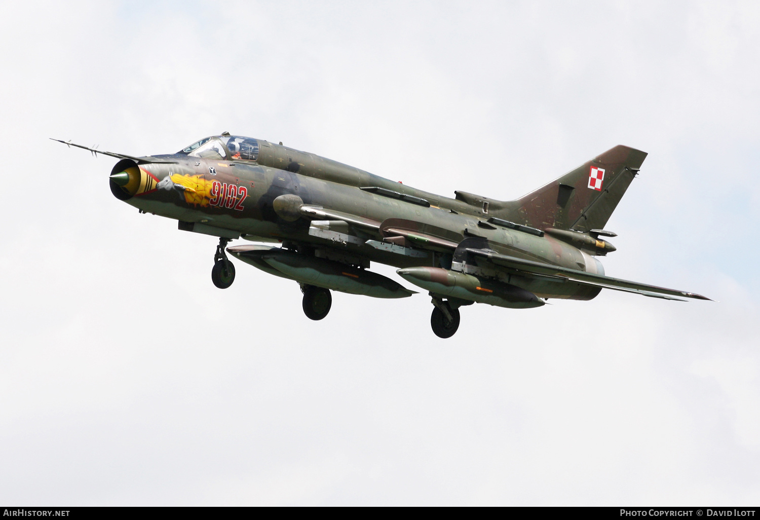 Aircraft Photo of 9102 | Sukhoi Su-22M4 | Poland - Air Force | AirHistory.net #393502