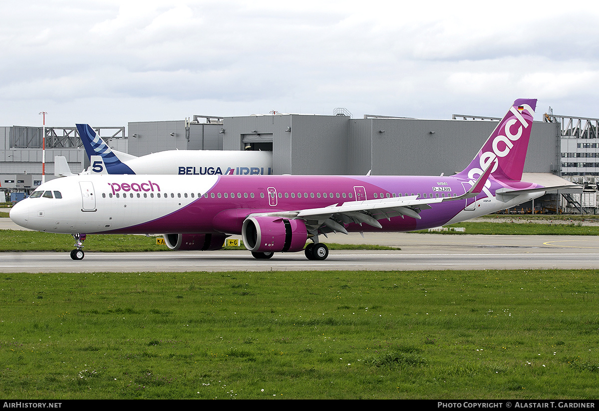 Aircraft Photo of D-AZAW / JA901P | Airbus A321-251NX | Peach Aviation | AirHistory.net #393528