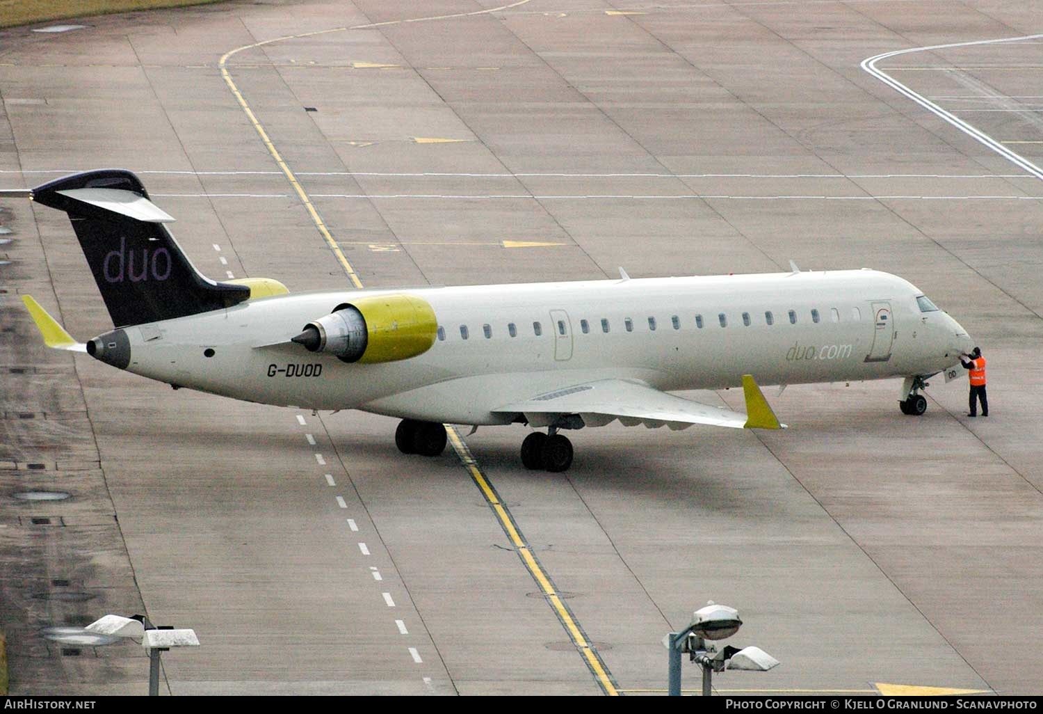 Aircraft Photo of G-DUOD | Bombardier CRJ-701ER (CL-600-2C10) | Duo Airways | AirHistory.net #393538