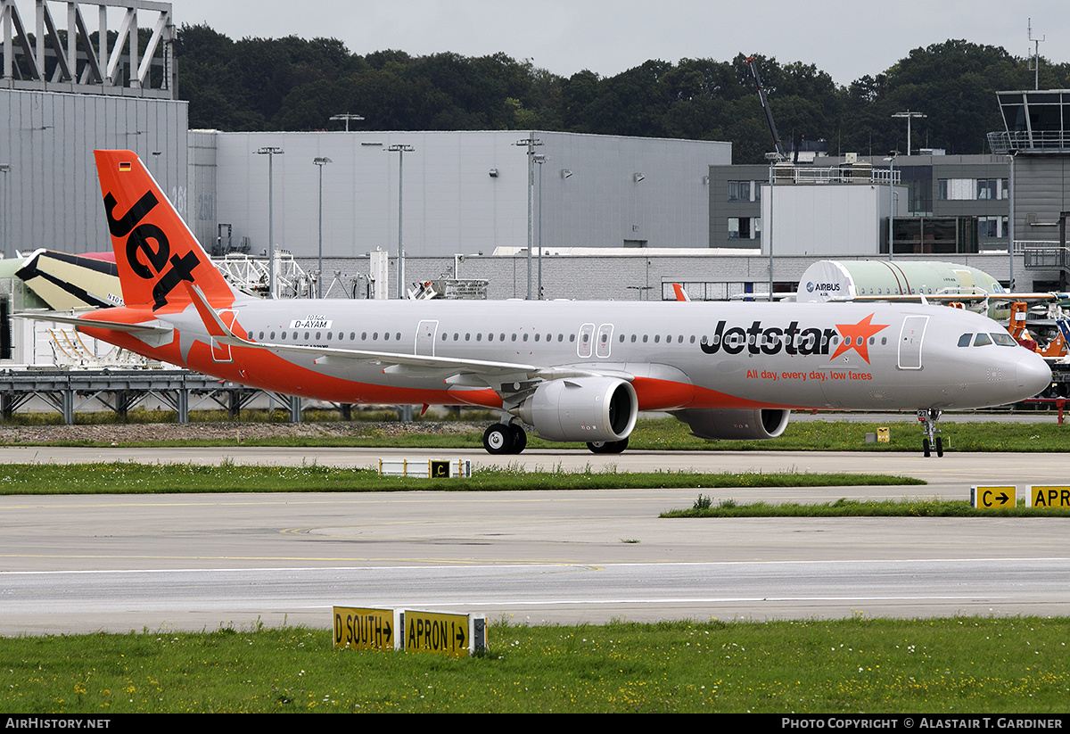 Aircraft Photo of D-AYAM | Airbus A321-251NX | Jetstar Airways | AirHistory.net #393541