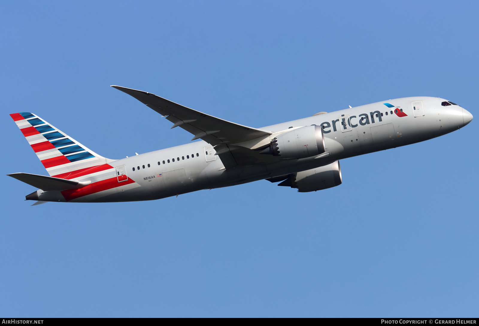 Aircraft Photo of N816AA | Boeing 787-8 Dreamliner | American Airlines | AirHistory.net #393546