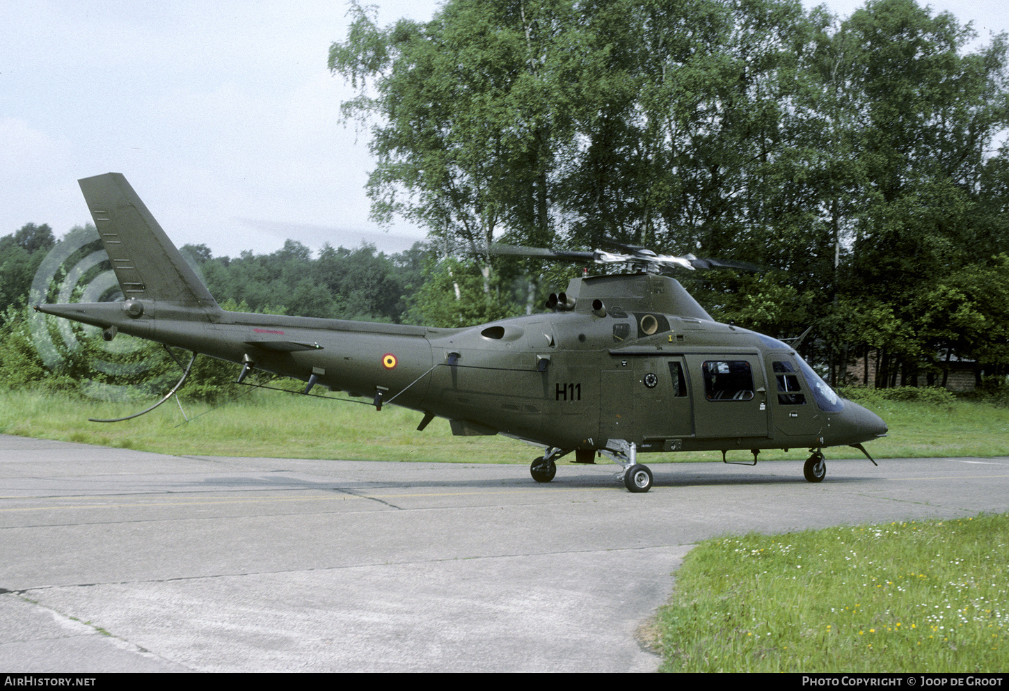 Aircraft Photo of H11 | Agusta A-109HO (A-109BA) | Belgium - Army | AirHistory.net #393580