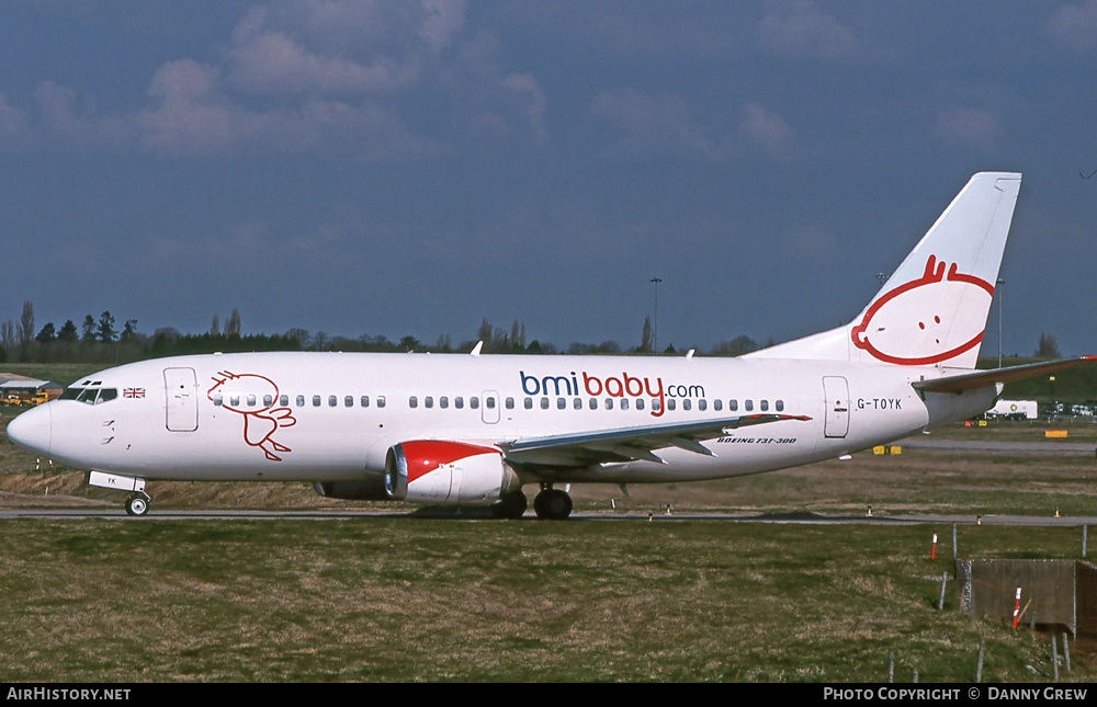 Aircraft Photo of G-TOYK | Boeing 737-33R | Bmibaby | AirHistory.net #393598