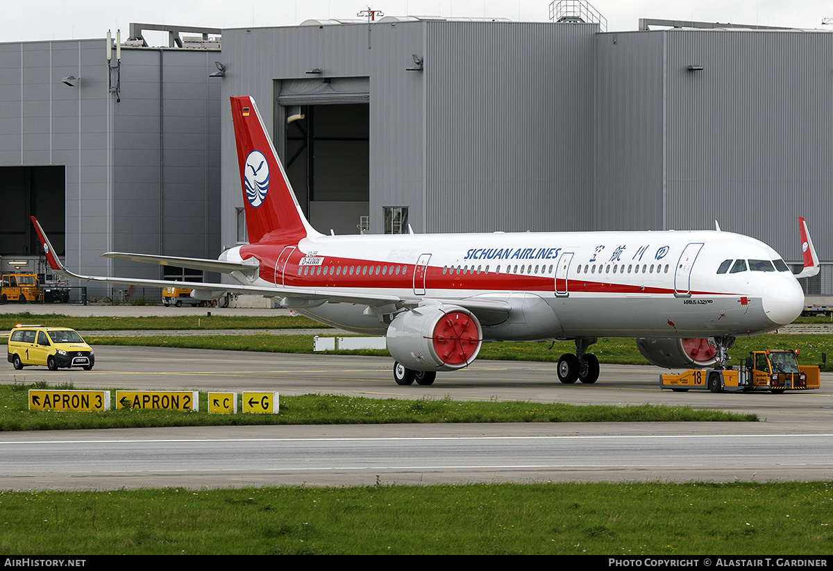Aircraft Photo of D-AVWW | Airbus A321-271NX | Sichuan Airlines | AirHistory.net #393635