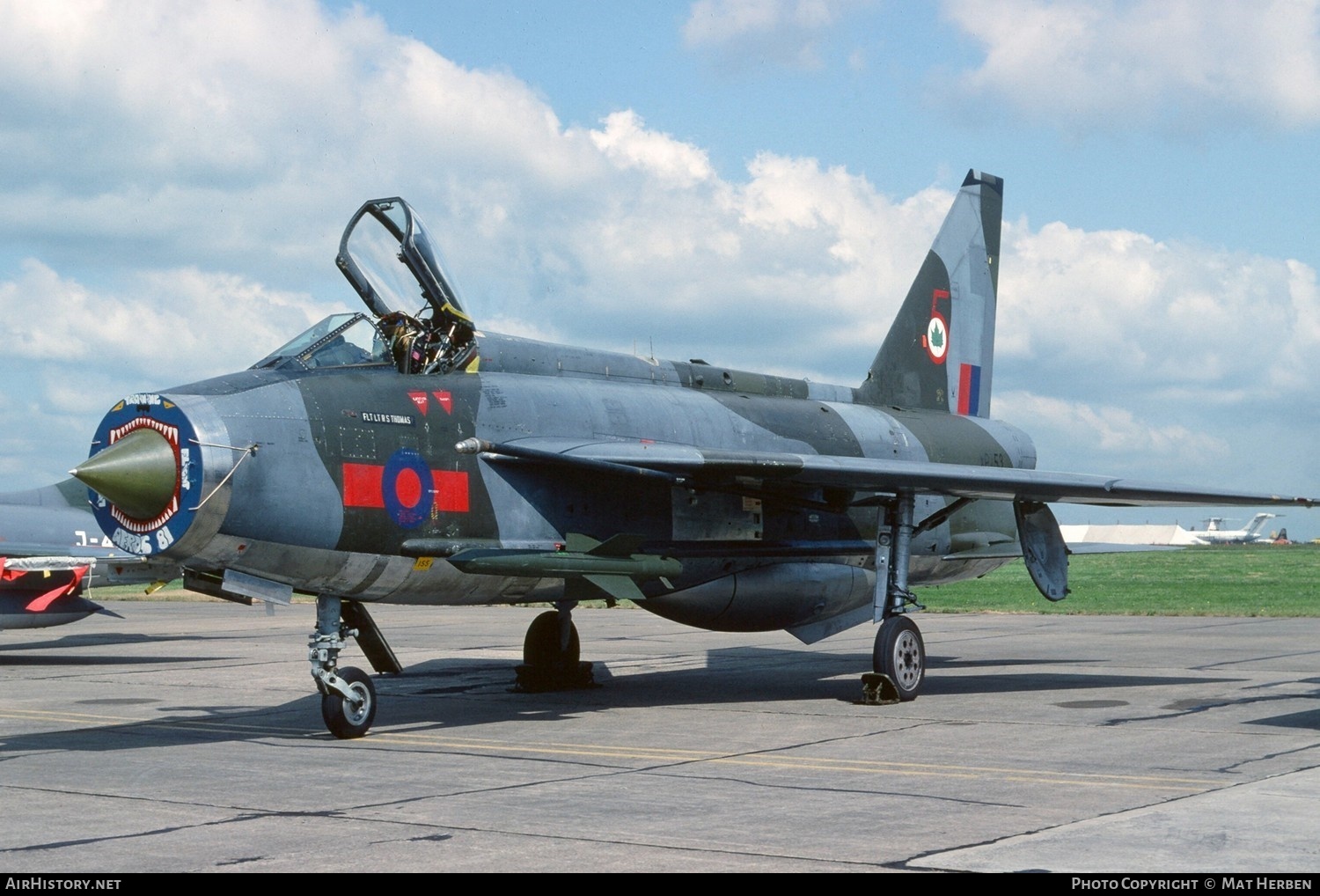 Aircraft Photo of XP753 | English Electric Lightning F3 | UK - Air Force | AirHistory.net #393643