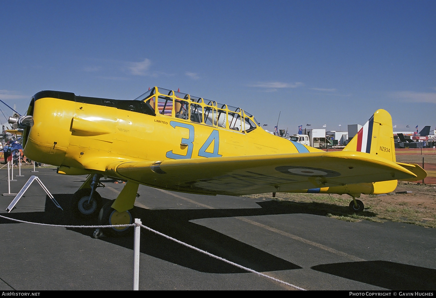 Aircraft Photo of VH-SFY / NZ934 | North American AT-6D Harvard III | New Zealand - Air Force | AirHistory.net #393648