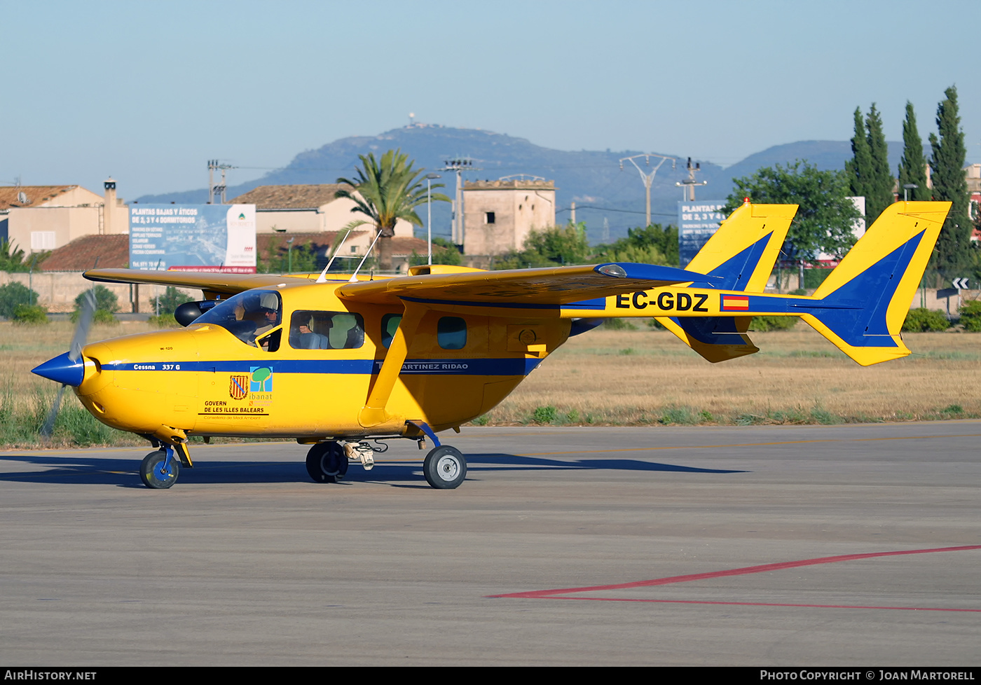 Aircraft Photo of EC-GDZ | Cessna 337G Skymaster | Martínez Ridao Aviación | AirHistory.net #393662