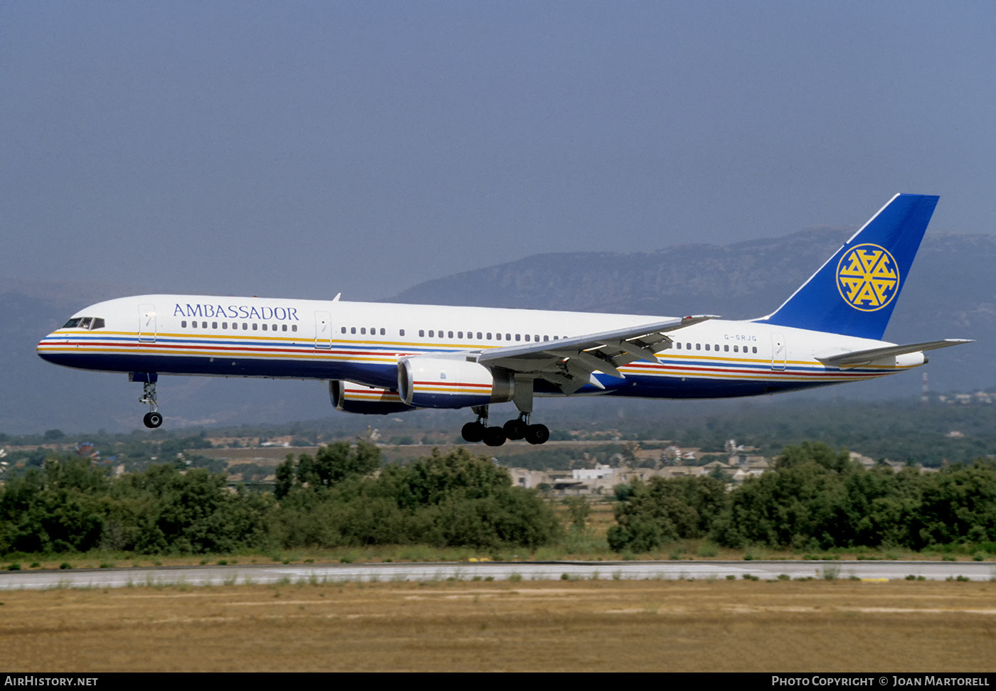 Aircraft Photo of G-SRJG | Boeing 757-236 | Ambassador Airways | AirHistory.net #393663
