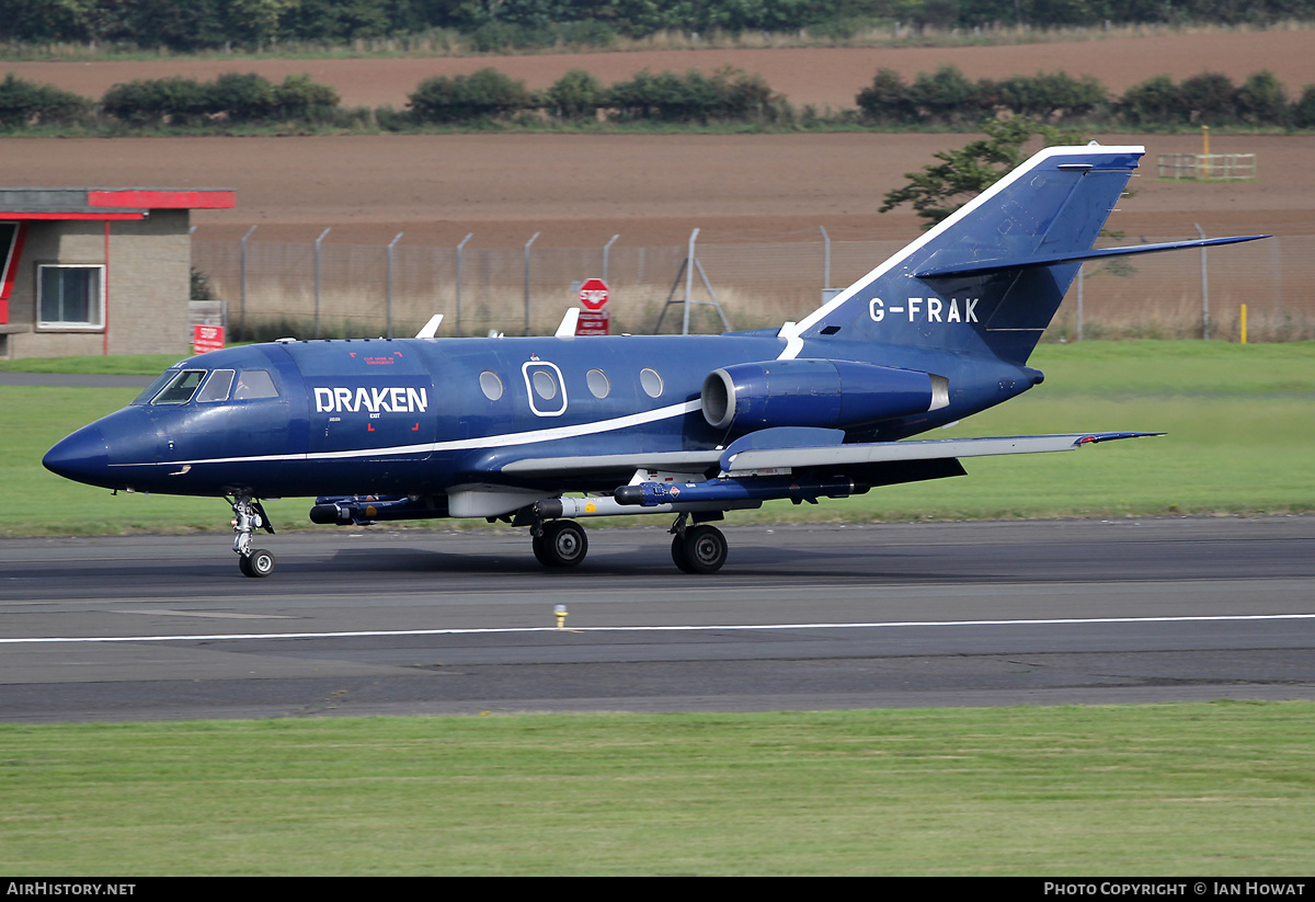 Aircraft Photo of G-FRAK | Dassault Falcon 20D | Draken Europe | AirHistory.net #393688