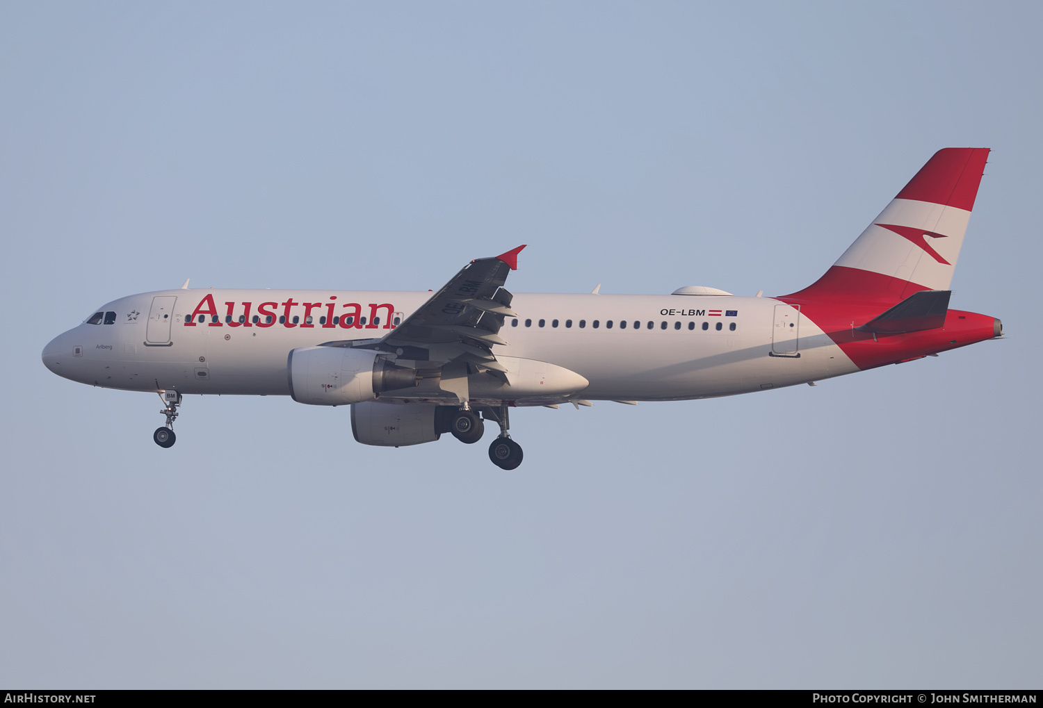 Aircraft Photo of OE-LBM | Airbus A320-214 | Austrian Airlines | AirHistory.net #393709