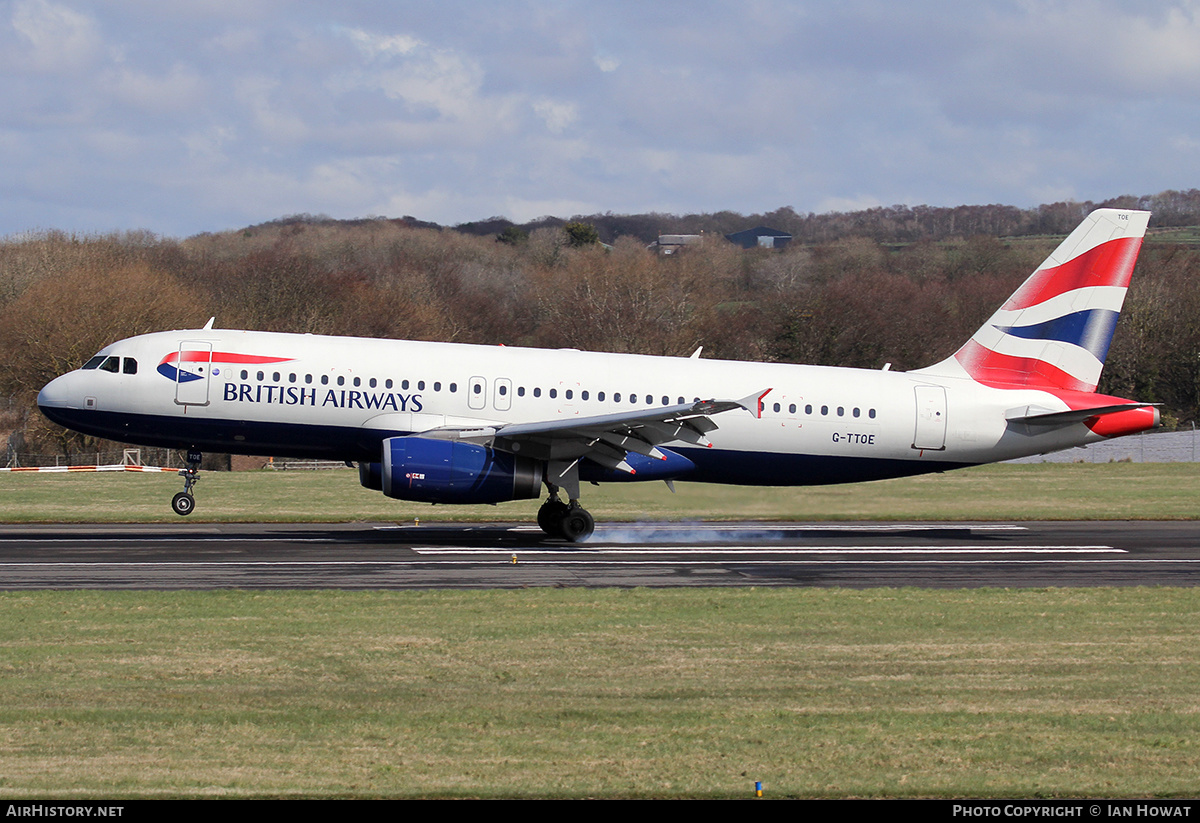 Aircraft Photo of G-TTOE | Airbus A320-232 | British Airways | AirHistory.net #393714