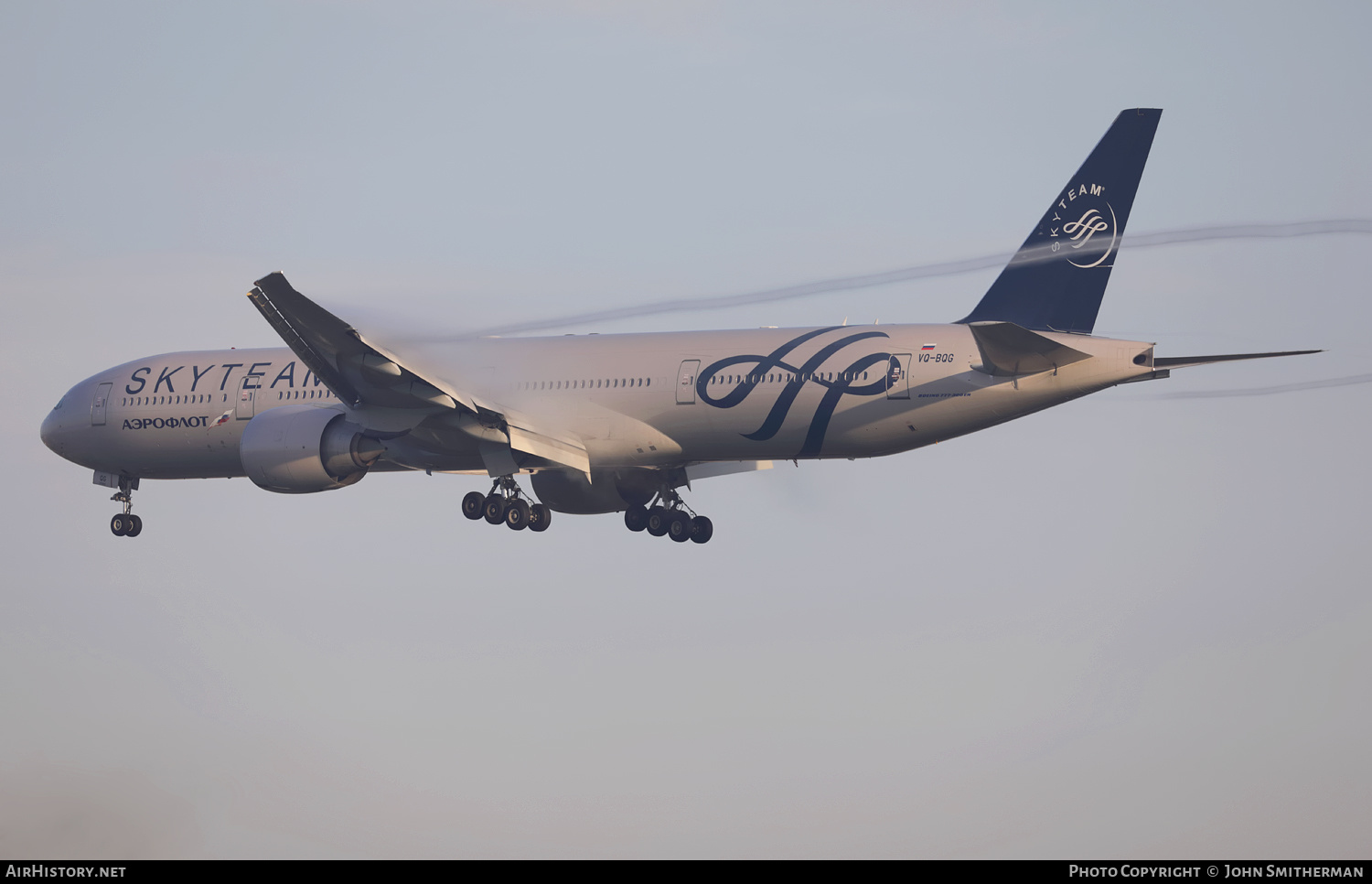 Aircraft Photo of VQ-BQG | Boeing 777-3M0/ER | Aeroflot - Russian Airlines | AirHistory.net #393722