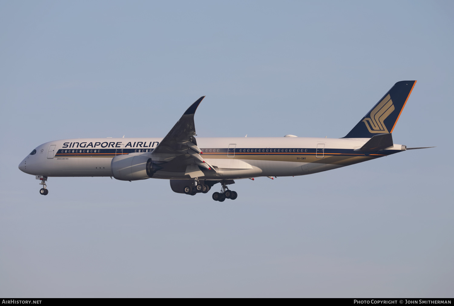 Aircraft Photo of 9V-SMY | Airbus A350-941 | Singapore Airlines | AirHistory.net #393725