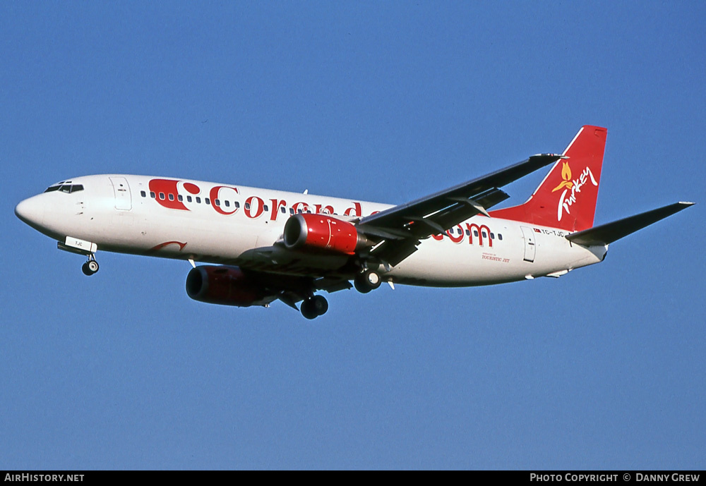 Aircraft Photo of TC-TJC | Boeing 737-4Q8 | Corendon Airlines | AirHistory.net #393753