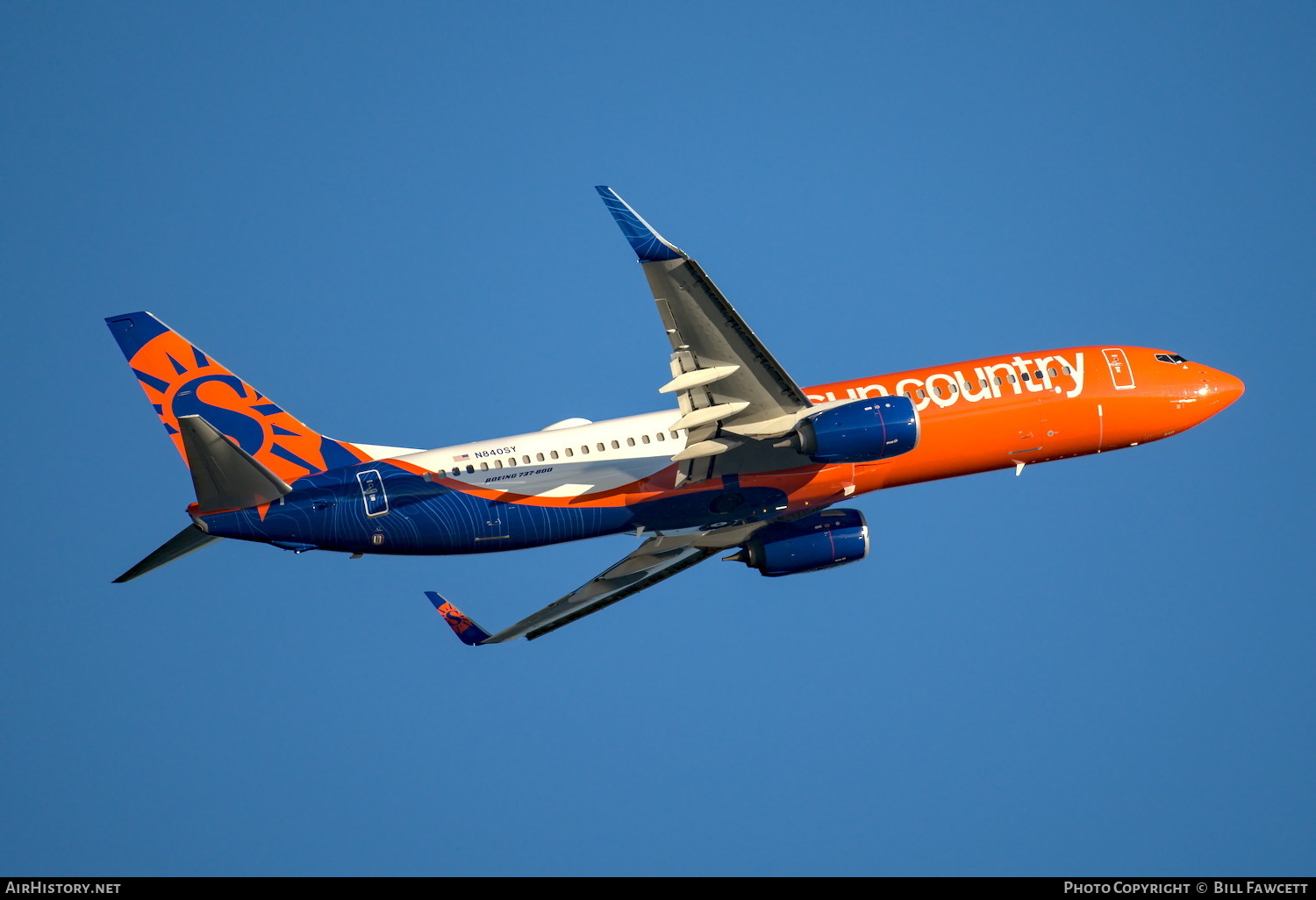 Aircraft Photo of N840SY | Boeing 737-800 | Sun Country Airlines | AirHistory.net #393761