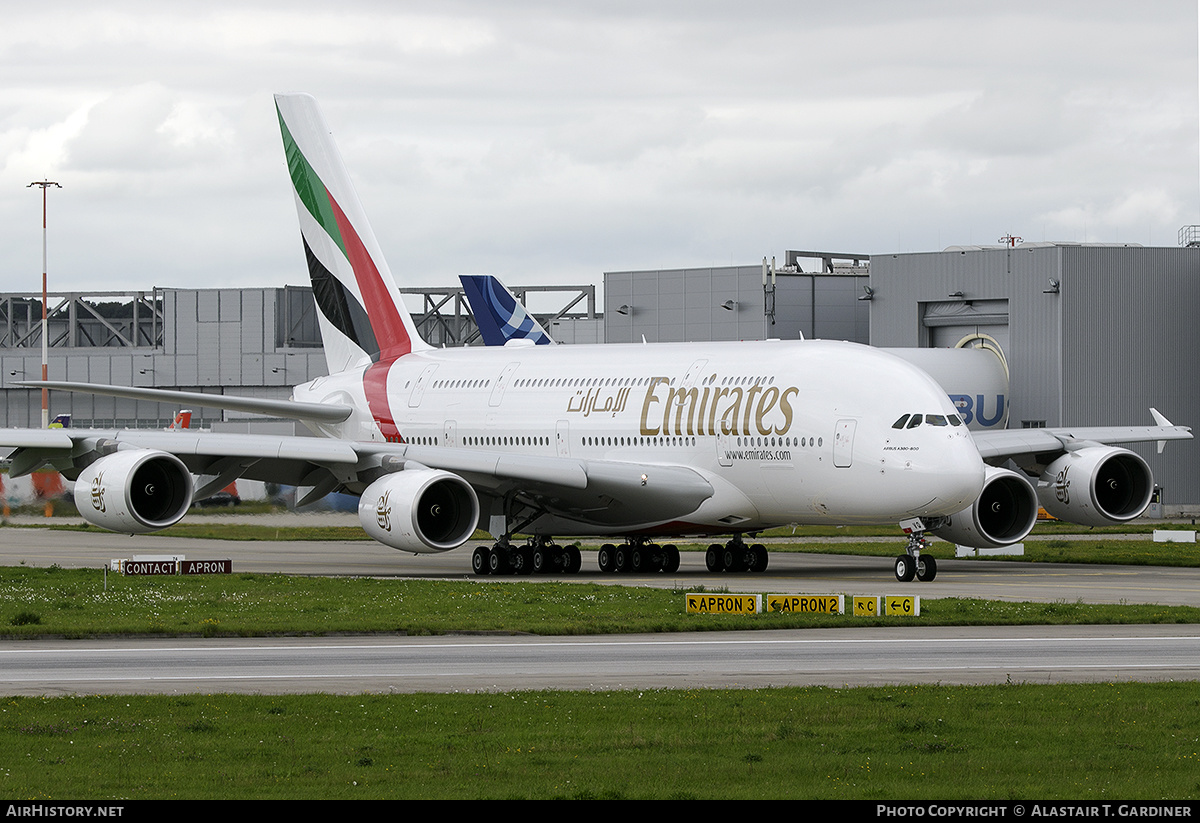 Aircraft Photo of F-WWAJ | Airbus A380-842 | Emirates | AirHistory.net #393789