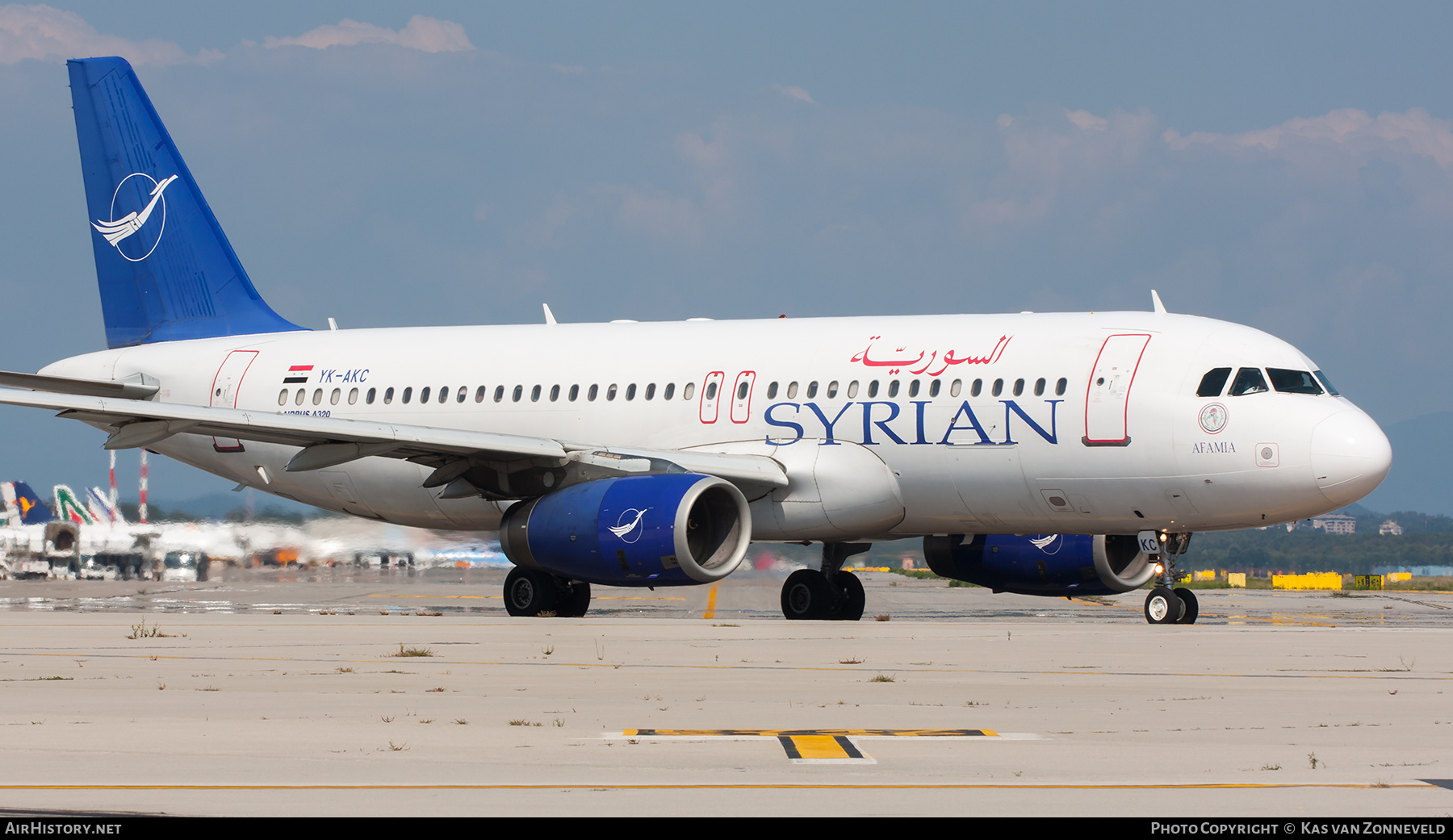 Aircraft Photo of YK-AKC | Airbus A320-232 | Syrian Air | AirHistory.net #393902