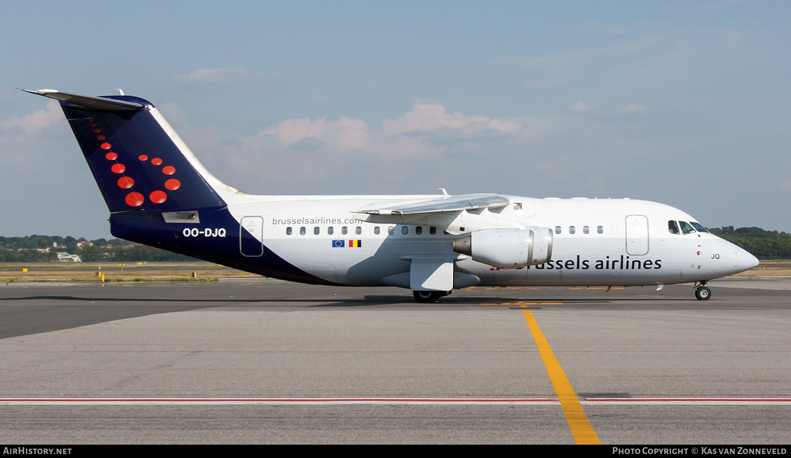 Aircraft Photo of OO-DJQ | British Aerospace Avro 146-RJ85 | Brussels Airlines | AirHistory.net #393903